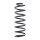 Suspension Spring front axle coil spring Ø 127 mm KYB for ALFA ROMEO 166