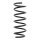 Suspension Spring front axle coil spring Ø 121 mm KYB for e.g. FORD FIESTA