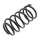 Suspension Spring front axle coil spring Ø 132 mm KYB for OPEL COMBO