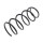 Suspension Spring front axle coil spring Ø 159 mm KYB for e.g. OPEL OMEGA