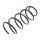 Suspension Spring Front Axle Ø 138 mm KYB for SEAT CORDOBA and others