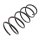 Suspension Spring front axle coil spring Ø 161 mm KYB for BMW Z3