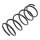 Suspension Spring front axle coil spring Ø 150 mm KYB for MITSUBISHI LANCER
