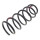 Suspension Spring front axle coil spring Ø 159 mm KYB for NISSAN PATROL