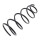 Suspension Spring Front Axle Ø 154 mm KYB for NISSAN ALMERA and others