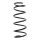Suspension Spring front axle coil spring Ø 144 mm KYB for e.g. RENAULT KANGOO