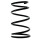 Suspension Spring front axle Ø 168 mm KYB for SUZUKI LIANA and others
