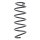 Suspension Spring front axle coil spring Ø 120 mm KYB for e.g. SMART FORFOUR