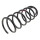 Fahrwerksfeder Vorderachse Schraubenfeder Ø 140 mm KYB für VW GOLF