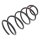 Suspension Spring front axle coil spring Ø 156 mm KYB for e.g. MAZDA 3