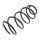 Suspension Spring front axle coil spring Ø 158 mm KYB for e.g. MAZDA 3