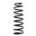 Suspension Spring rear axle coil spring Ø 120 mm KYB for AUDI 100