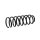 Suspension Spring rear axle coil spring Ø 120 mm KYB for AUDI 100