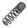 Suspension Spring rear axle coil spring Ø 113 mm KYB for VW PASSAT