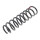 Suspension Spring rear axle coil spring Ø 99 mm KYB for AUDI A4