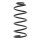 Suspension Spring rear axle coil spring Ø 122 mm KYB for e.g. FIAT BRAVA