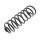 Suspension Spring rear axle coil spring Ø 110 mm KYB for e.g. VW GOLF