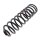 Suspension Spring rear axle coil spring Ø 115 mm KYB for VW PASSAT