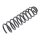 Suspension Spring rear axle coil spring Ø 96 mm KYB for e.g. VW POLO