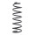 Suspension Spring rear axle coil spring Ø 133 mm KYB for e.g. CITROËN EVASION