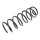 Suspension Spring rear axle coil spring Ø 123 mm KYB for e.g. CHEVROLET AVEO