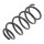 Suspension Spring rear axle coil spring Ø 120 mm KYB for FIAT IDEA and others