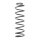 Suspension Spring rear axle coil spring Ø 102 mm KYB for e.g. FORD KA