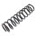 Suspension Spring rear axle coil spring Ø 107 mm KYB for HONDA CR-V