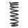 Suspension Spring rear axle coil spring Ø 136 mm KYB for HYUNDAI TRAJET