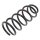 Suspension Spring rear axle coil spring Ø 123 mm KYB for e.g. ALFA ROMEO 145