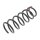 Suspension Spring rear axle coil spring Ø 113 mm KYB for e.g. NISSAN ALMERA