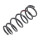 Suspension Spring rear axle coil spring Ø 111 mm KYB for e.g. NISSAN ALMERA