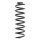 Suspension Spring rear axle coil spring Ø 100 mm KYB for RENAULT MEGANE