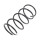 Fahrwerksfeder Hinterachse Schraubenfeder Ø 147 mm KYB für u.a. SUZUKI BALENO