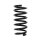Suspension Spring rear axle coil spring Ø 124 mm KYB for SUBARU JUSTY