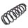 Suspension Spring rear axle coil spring Ø 110 mm KYB for SUZUKI IGNIS and others