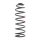 Suspension Spring rear axle coil spring Ø 128 mm KYB for e.g. VOLVO C70