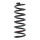 Suspension Spring rear axle coil spring Ø 108 mm KYB for PEUGEOT 407