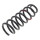 Suspension Spring rear axle coil spring Ø 108 mm KYB for PEUGEOT 407