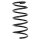 Suspension Spring rear axle coil spring Ø 145 mm KYB for DAEWOO NUBIRA