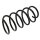 Suspension Spring rear axle coil spring Ø 145 mm KYB for DAEWOO NUBIRA
