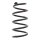 Suspension Spring Rear Axle Ø 122 mm KYB for CHEVROLET MATIZ and others