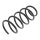 Suspension Spring Rear Axle Ø 122 mm KYB for CHEVROLET MATIZ and others