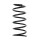 Suspension Spring Rear Axle Ø 143 mm KYB for CHEVROLET NUBIRA and others