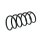 Suspension Spring Rear Axle Ø 143 mm KYB for CHEVROLET NUBIRA and others