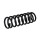 Suspension Spring rear axle coil spring Ø 101 mm KYB for KIA CARENS