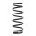 Suspension Spring rear axle coil spring Ø 111 mm KYB for SUZUKI IGNIS