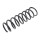 Suspension Spring rear axle coil spring Ø 109 mm KYB for BMW 5 Series