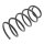 Suspension Spring Rear Axle Ø 146 mm KYB for CHEVROLET NUBIRA and others