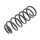Suspension Spring rear axle coil spring Ø 117 mm KYB for NISSAN MAXIMA